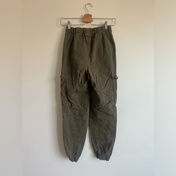 Army Green Cargo Joggers - Picture 2 of 2